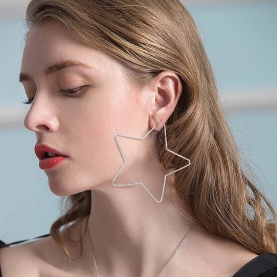 10Pairs Threader Large Hoop Earrings Set For Women Stainless Heart Star Square Threader Big Thin Wire Hoop Geometric Earrings Hoop Earrings 10Pairs Threader Large Hoop Earrings Set For Women Stainless Heart Star Square Threader Big Thin Wire Hoop Geometric Earrings Hoop Earrings
